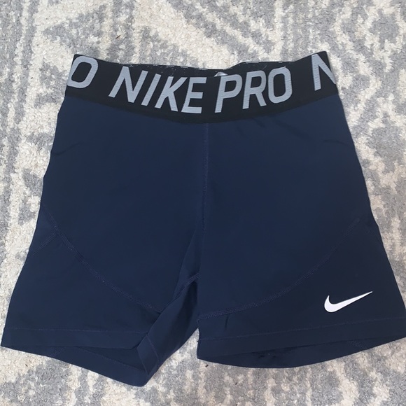 Nike | Shorts | Navy Nike Pro Spandex | Poshmark